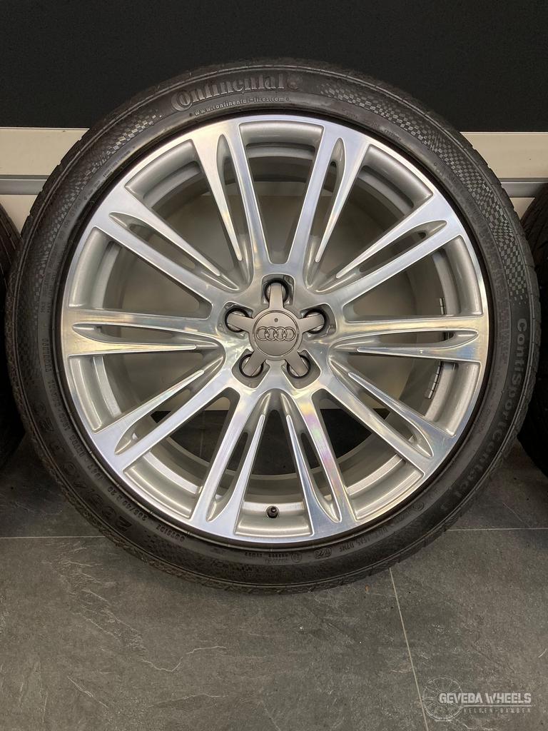20” originele Audi A8 S8 D4 D5 velgen + banden 5x112 4H06010, Auto-onderdelen, Gebruikt, -, 265 mm, -