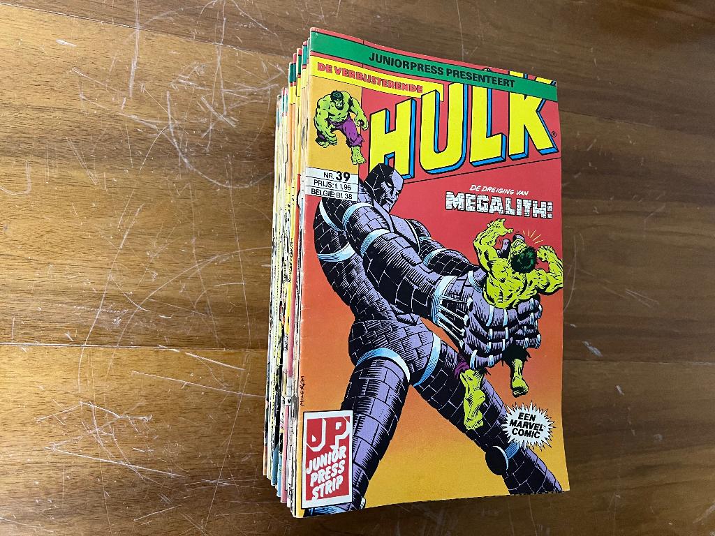 De Verbijsterende Hulk 1979- 1983, 1 t/m 39 compleet., Boeken, Strips | Comics, Complete serie of reeks, Ophalen of Verzenden