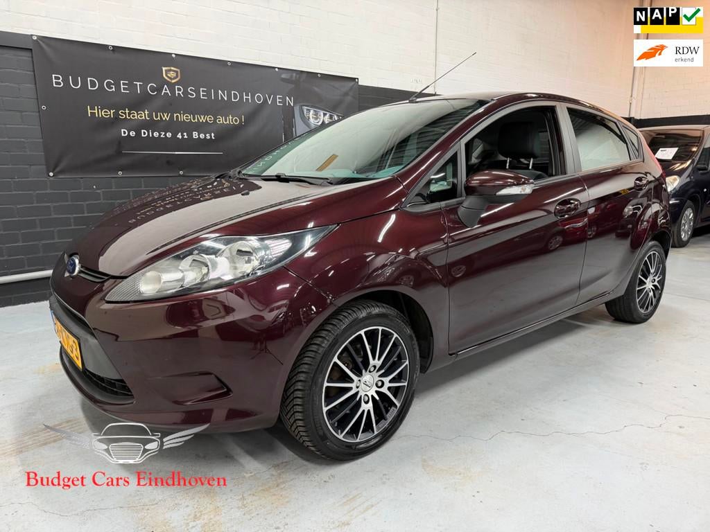 Ford Fiesta 1.25 Limited Nap/Airco/5Drs/APK 05-2027!, Auto's, Voorwielaandrijving, Euro 5, Stof, 1242 cc