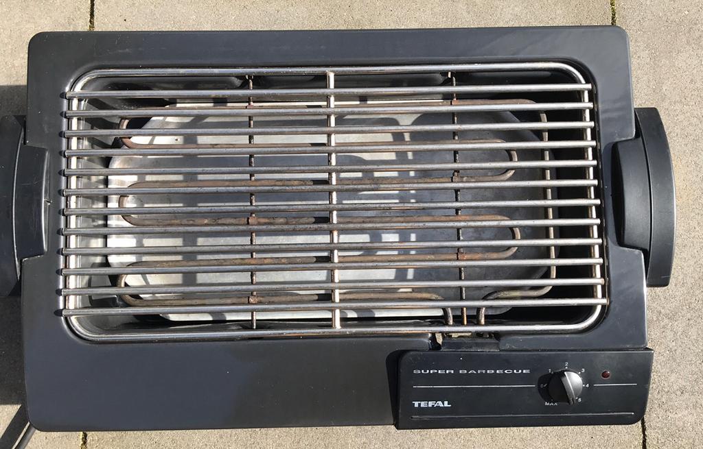 Barbecue elektrisch super Tefal  grote barbecue, Ophalen, Zo goed als nieuw