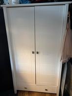 Witte kledingkast met lade, Huis en Inrichting, Ophalen, Gebruikt, 50 tot 100 cm, Met lade(s)