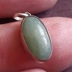 Kleine Zilveren Hanger met Jade, Verzenden, Zo goed als nieuw, Zilver, Zilver