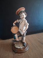 Capodimonte beeldje jongen met trommel, Ophalen of Verzenden