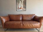 Jess 2.5-zits lederenbank, Huis en Inrichting, Ophalen, Modern, Industrieel, Driepersoons, Zo goed als nieuw