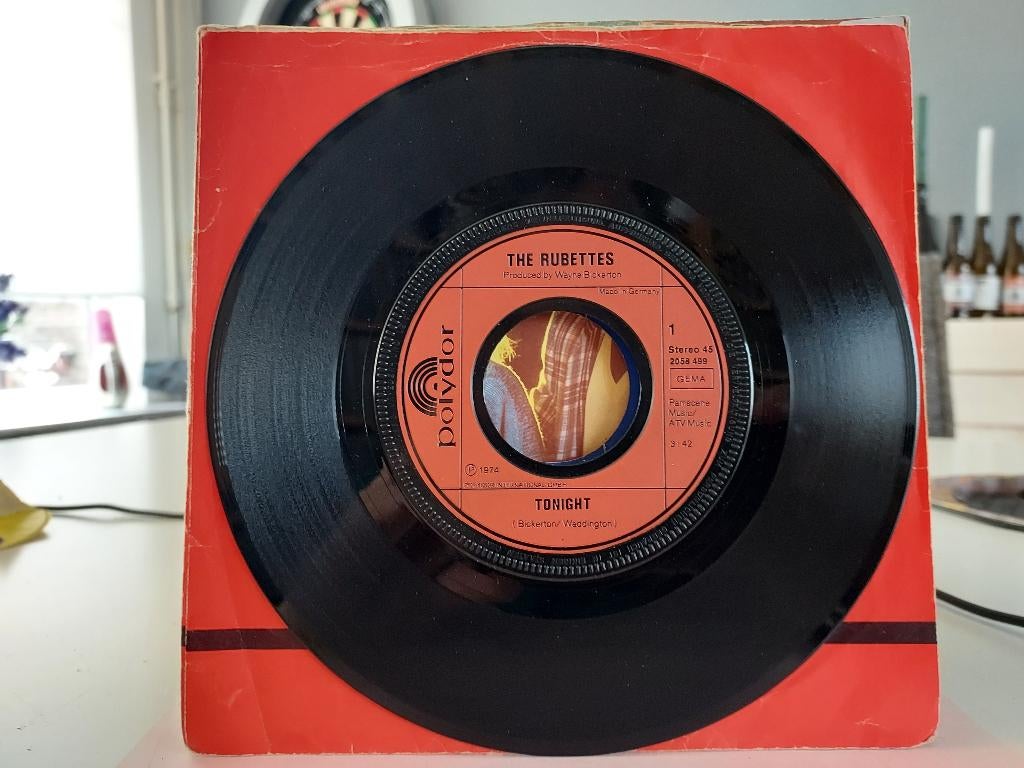 7" Single Rubettes - Tonight / Silent Movie Queen, Cd's en Dvd's, Vinyl Singles, Gebruikt, Single, 1970 - 1979, Pop, 7 inch, Ophalen of Verzenden