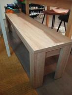 Houten bankje, Ophalen, Minder dan 50 cm, 125 cm of meer, Zo goed als nieuw