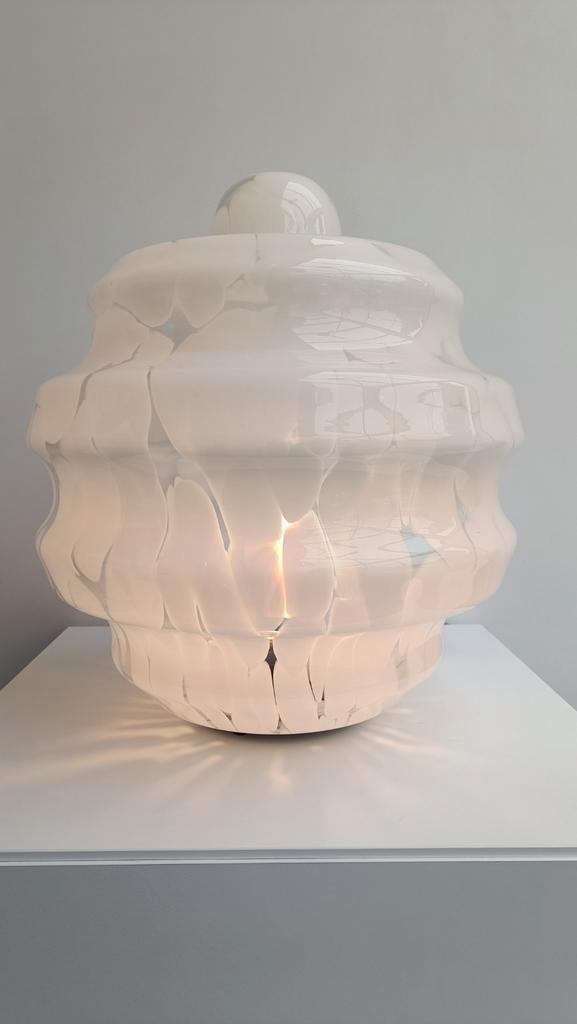 Mazzega Murano glazen lamp, Huis en Inrichting, Lampen | Vloerlampen, Zo goed als nieuw, Glas, Overige materialen, Ophalen