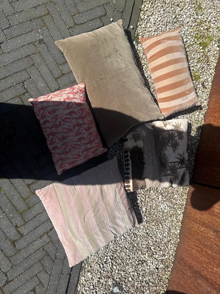 HKliving Kussens - Diverse Maten en Soorten (5 stuks), Huis en Inrichting, Woonaccessoires | Kussens, Ophalen, Gebruikt, Overige kleuren