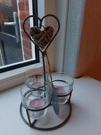 Countryfield waxinelichthouder voor 3 waxinelichtjes., Huis en Inrichting, Woonaccessoires | Kandelaars en Kaarsen, Ophalen of Verzenden