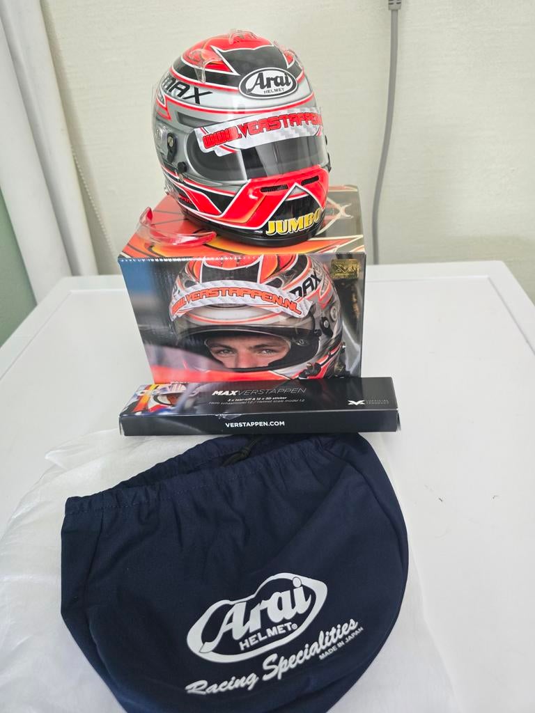Max Verstappen formule 3  helm 1/2 seizoen 2014 nieuw!, Ophalen of Verzenden, Nieuw, Formule 1