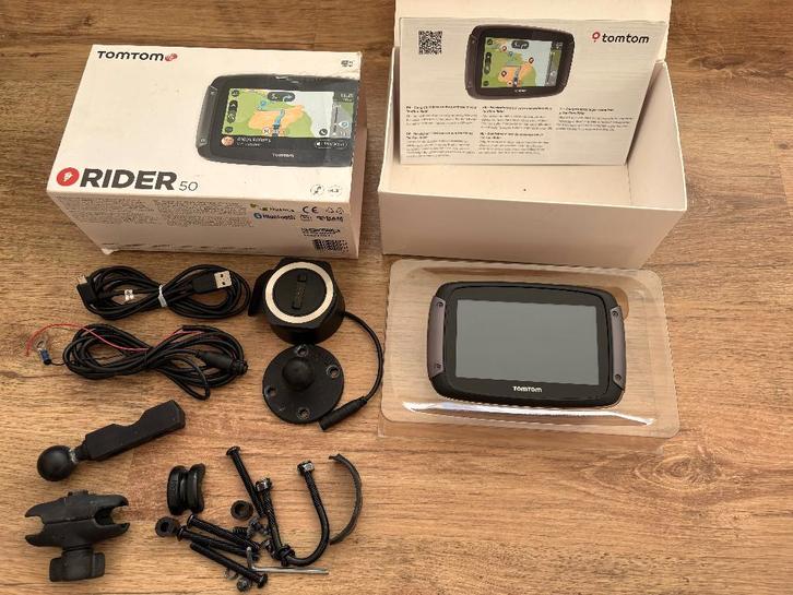 Tomtom Rider 50 Wifi 5inch met LifeTime Map update services, Motoren, Accessoires | Navigatiesystemen, Gebruikt, Ophalen of Verzenden