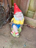 Leuke tuin kabouter te koop., Tuin en Terras, Tuinbeelden, Ophalen of Verzenden, Zo goed als nieuw