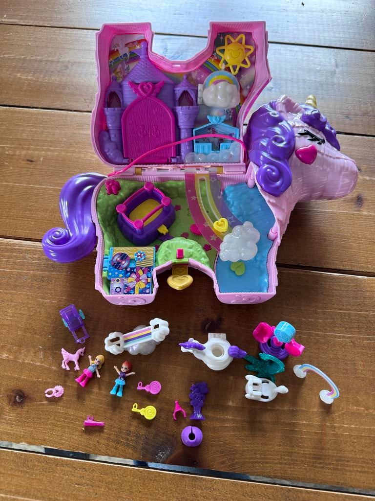 Polly Pocket eenhoorn speelset, Verzamelen, Ophalen of Verzenden, Zo goed als nieuw