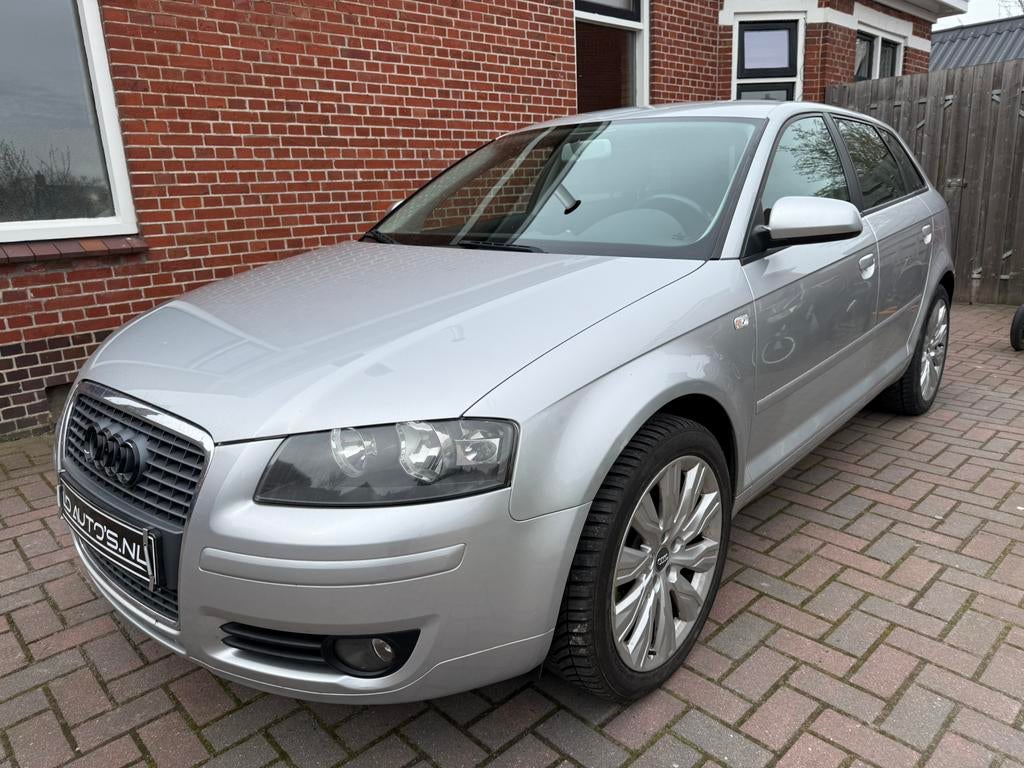 Audi A3 1.8 Tfsi Sportback 118KW 2007 Grijs, Auto's, Voorwielaandrijving, Stof, Zwart, 4 cilinders