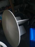 Witte ronde tafel met 4 stoelen, Huis en Inrichting, Ophalen