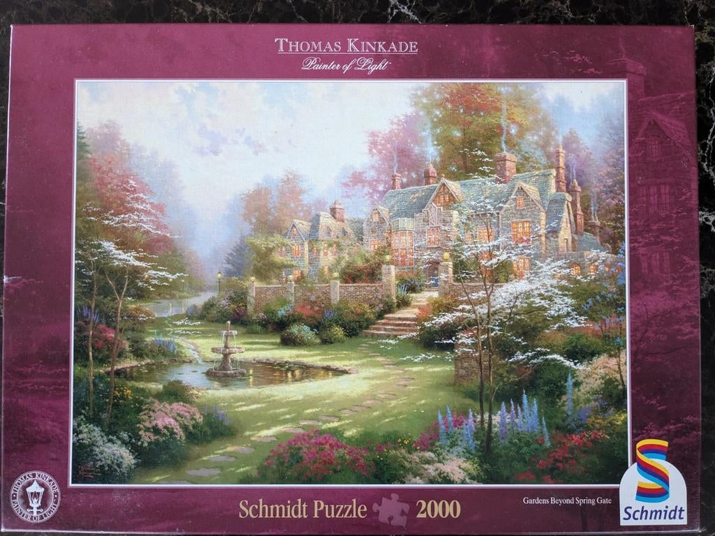 Puzzel Thomas Kinkade 2000 stukjes, Ophalen, Meer dan 1500 stukjes, Gebruikt, Legpuzzel