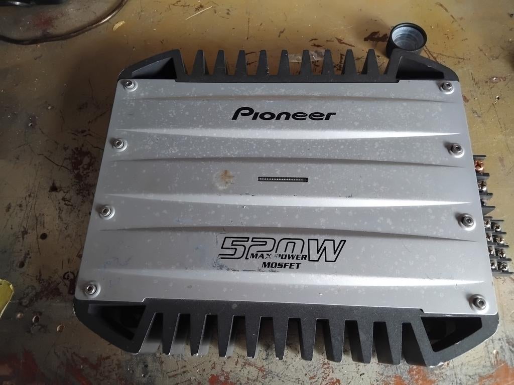 Pioneer GM-X574 520W MOSFET Versterker, Ophalen of Verzenden, Pioneer, 120 watt of meer, Gebruikt