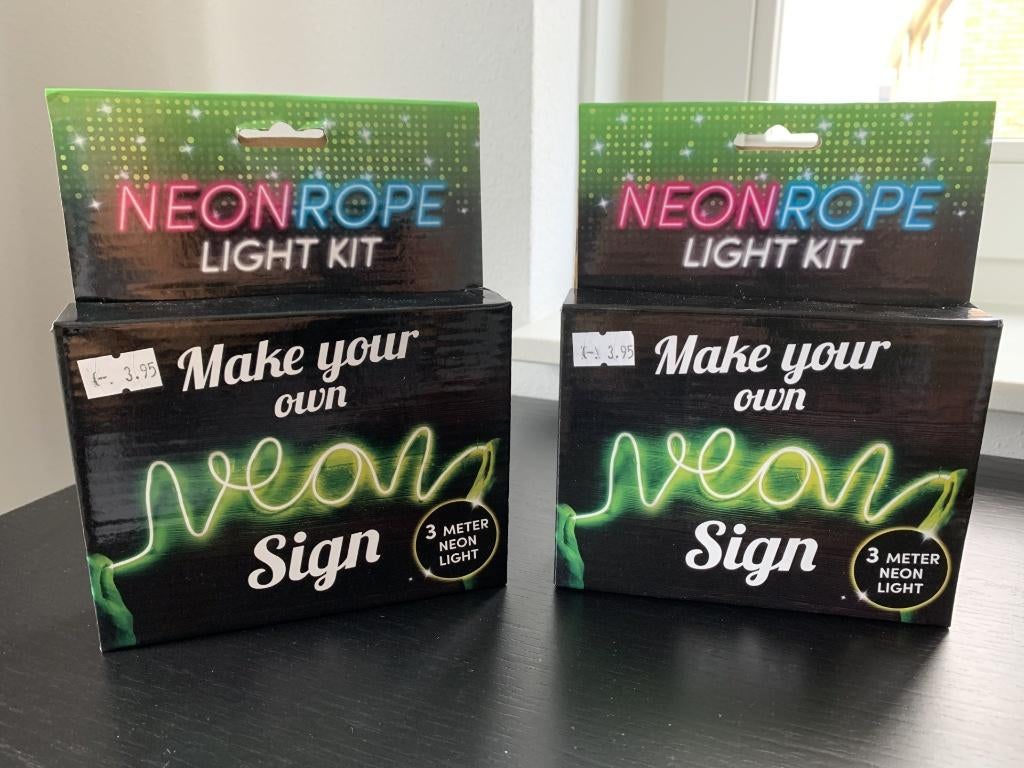 Make your own Neon sign maak zelf je neon bord NIEUW IN DOOS, Ophalen, Nieuw, Overige onderwerpen