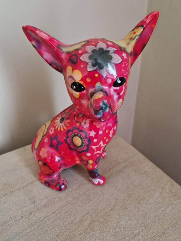 Pomme Pidou Chihuahua, Verzamelen, Spaarpotten, Ophalen of Verzenden, Nieuw, Steen, Aardewerk of Keramiek, Dier