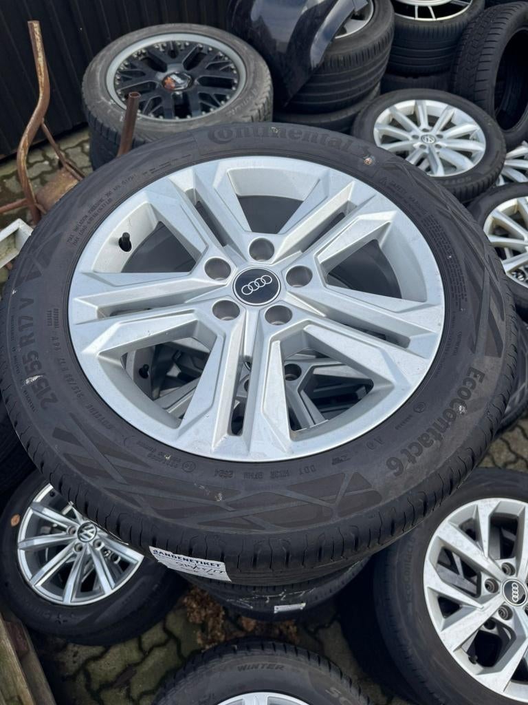 Audi q2 17 inch velgenset zomer, Auto-onderdelen, Banden en Velgen, Ophalen, 215 mm, 17 inch, Band(en)