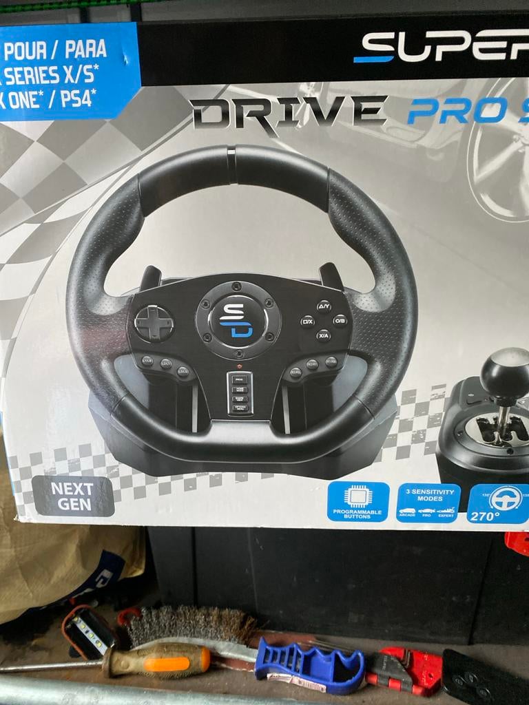 Superdrive Drive Pro Sport Stuurwiel voor Xbox/PS4, Ophalen of Verzenden, Zo goed als nieuw