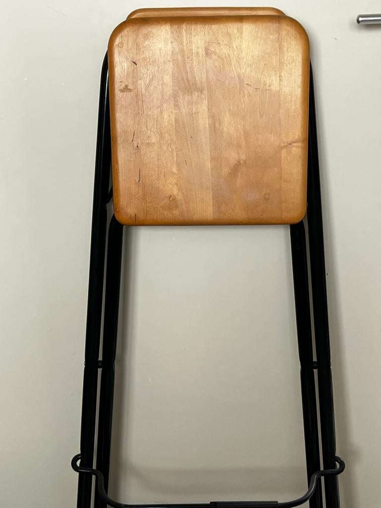 Opklapbare barkruk, Huis en Inrichting, Barkrukken, 1 kruk, Ophalen, 60 tot 90 cm