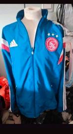 Ajax Adidas blauw jas, Maat 52/54 (L), Blauw, Ophalen of Verzenden, Zo goed als nieuw