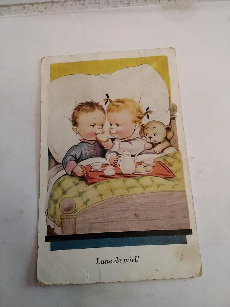 LUNE DE MIELE!, Ophalen of Verzenden, Voor 1920, Sterren en Beroemdheden