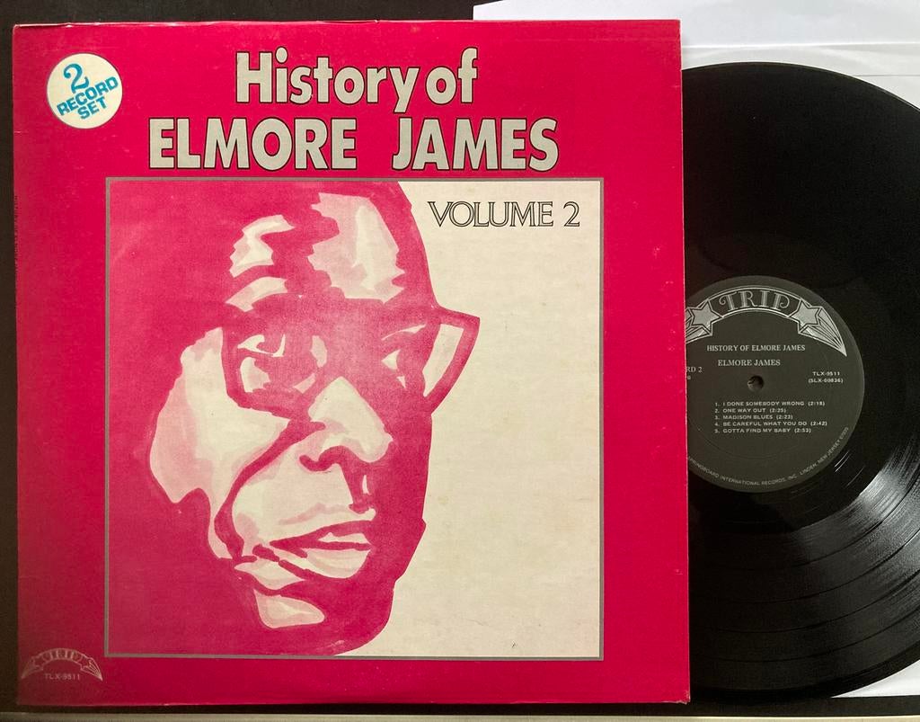 Elmore James - History of… 2LP Trip records slide blues, Cd's en Dvd's, Vinyl | Jazz en Blues, Gebruikt, 1980 tot heden, Ophalen of Verzenden