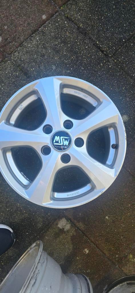 4x 15 Inch OZ velgen (MSW), Auto-onderdelen, Banden en Velgen, Ophalen, 15 inch, Velg(en), 195 mm