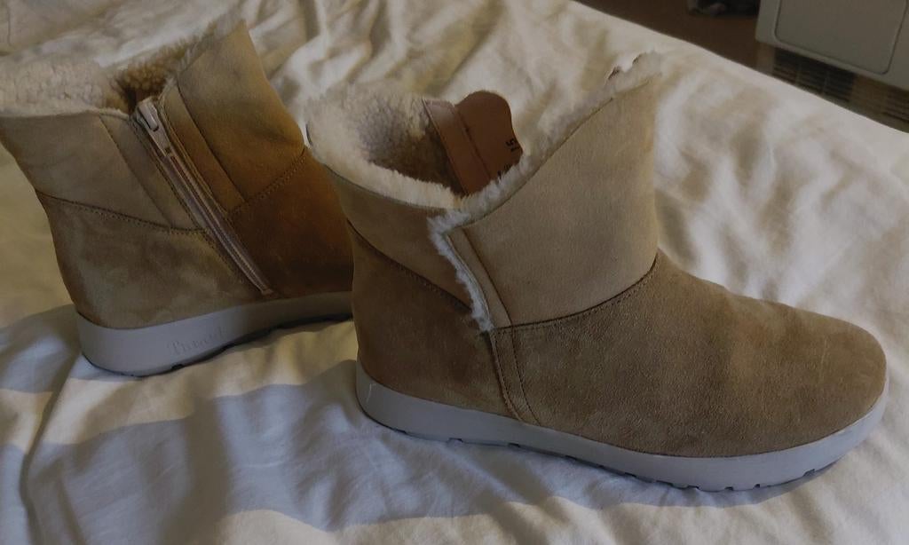 NIEUW! Dames Boots Think! Bruin/beige, maat 40, Ophalen, Nieuw, Bruin