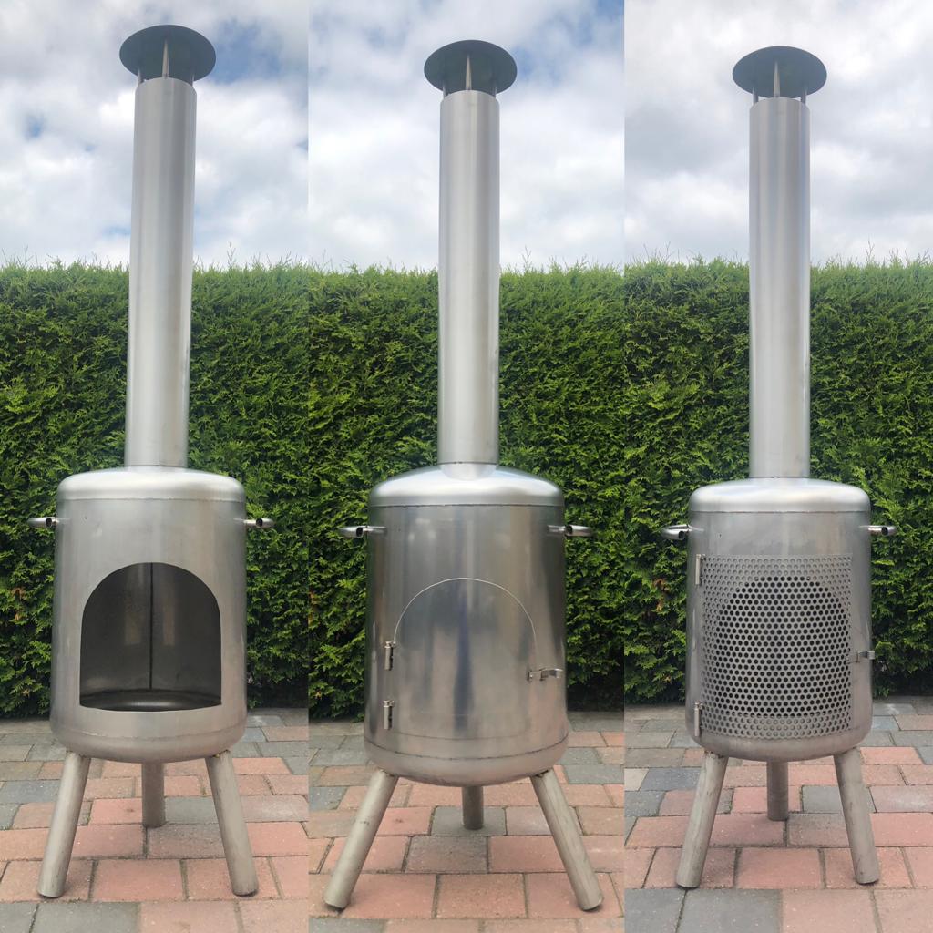 rvs buitenkachel terraskachel tuinhaard terrashaard kachel, Ophalen, Nieuw