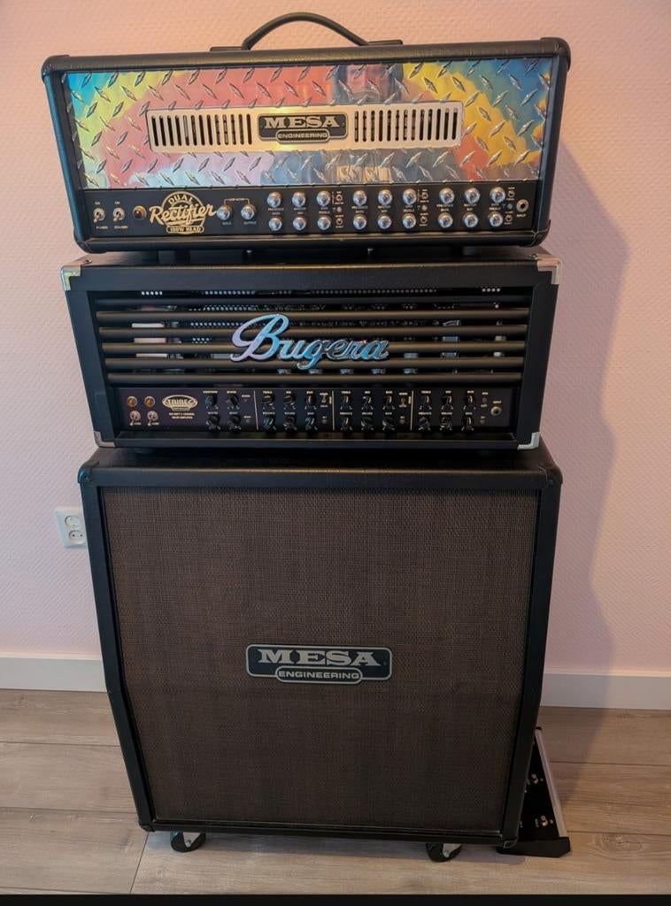 Bugera Trirec Infinium buizenversterker top, Ophalen of Verzenden, Gebruikt, 100 watt of meer