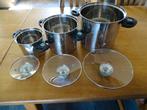 Bo-Camp Compact camping pannenset van 3 pannen, Ophalen of Verzenden, Zo goed als nieuw