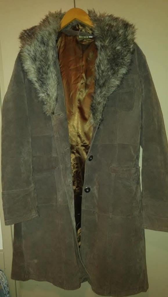 Leren jas, Verzenden, Nieuw, Maat 38/40 (M), Bruin