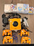 Japanse Nintendo GameCube Spice Orange + Games Bundle, Gebruikt, Eén computer, Ophalen of Verzenden, 3 spelers of meer