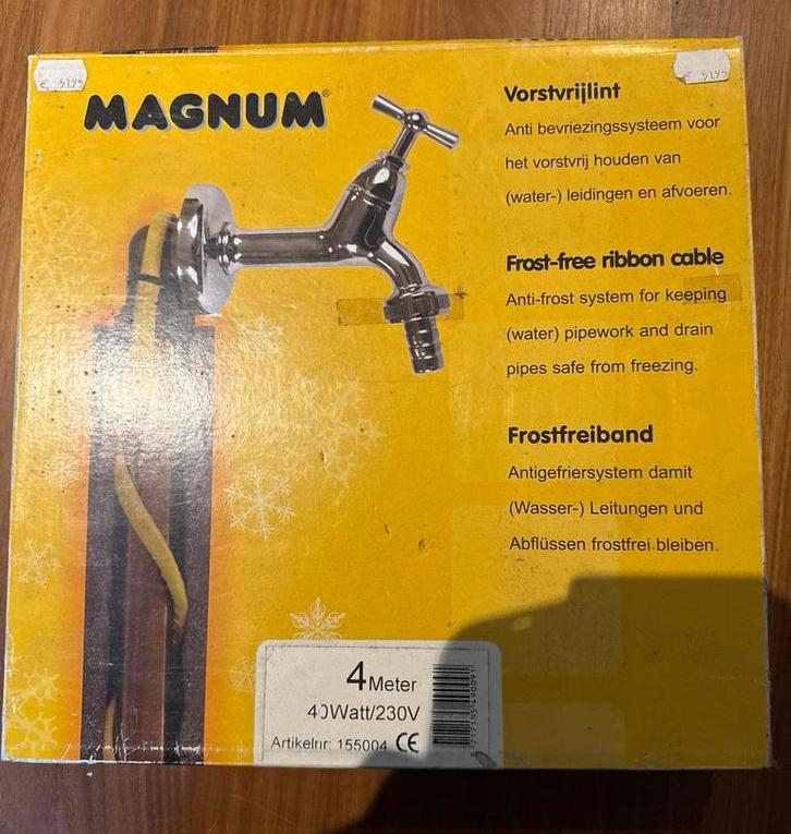 Magnum Vorstvrijlint 4 Meter - Nieuw in Verpakking, Ophalen of Verzenden, Nieuw