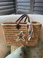 Nieuwe rieten strand Tas met hanger, Ophalen of Verzenden, Nieuw, Beige, Overige typen