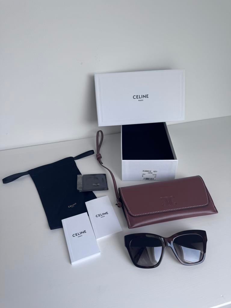 Celine Triomphe zonnebril CL000403., Sieraden, Tassen en Uiterlijk, Zonnebrillen en Brillen | Dames, Ophalen, Zo goed als nieuw