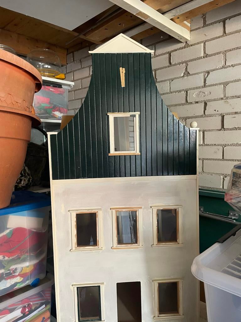Poppenhuis (onafgemaakt) - Perfect project!, Ophalen, Gebruikt, Poppenhuis