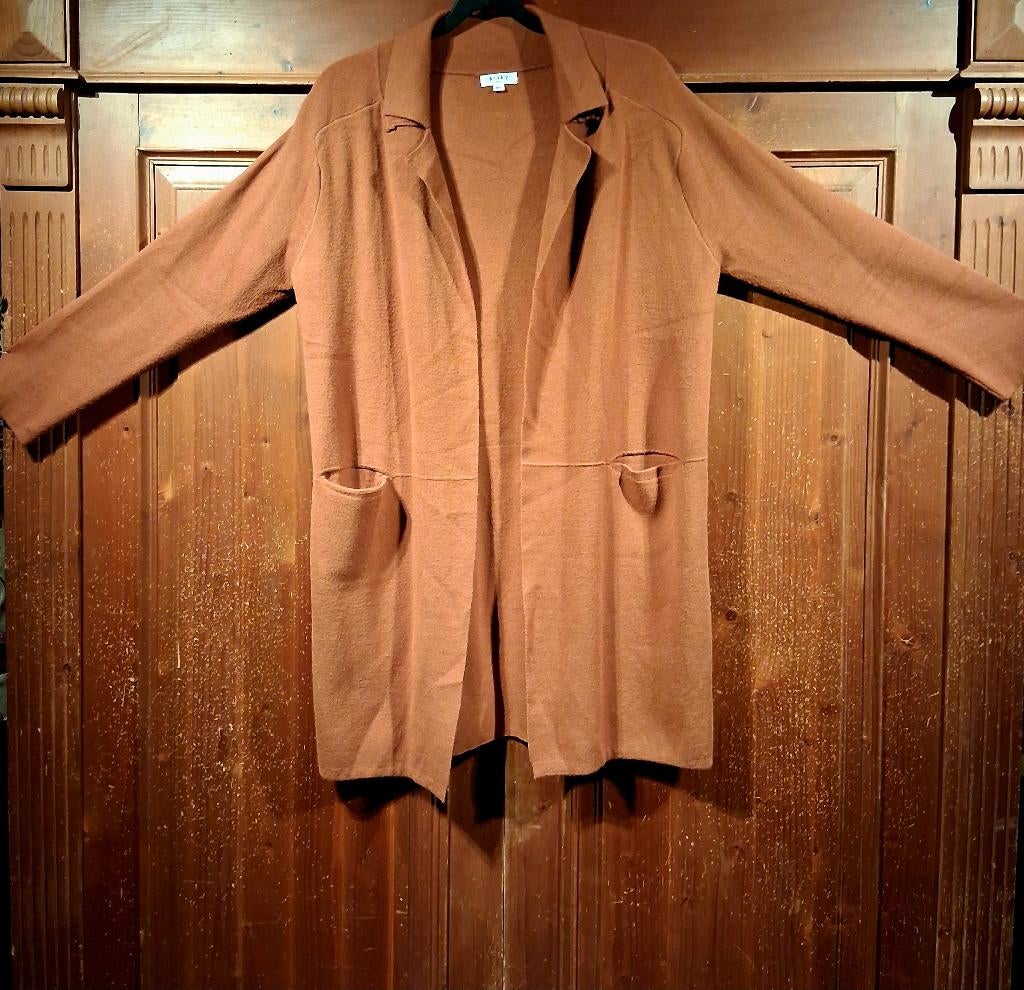 roestbruin halflang vest M-L Kilky, Ophalen of Verzenden, Zo goed als nieuw, Maat 38/40 (M), Bruin