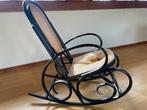 Schommelstoel Thonet stijl, Ophalen, Gebruikt, Zwart, Hout
