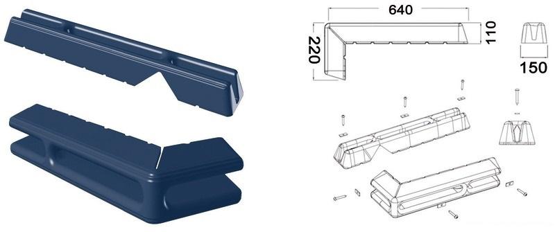 Steiger & meerpaalfenders blauw uit robuust EVA Foam € 59,95, Watersport en Boten, Accessoires en Onderhoud, Ophalen of Verzenden