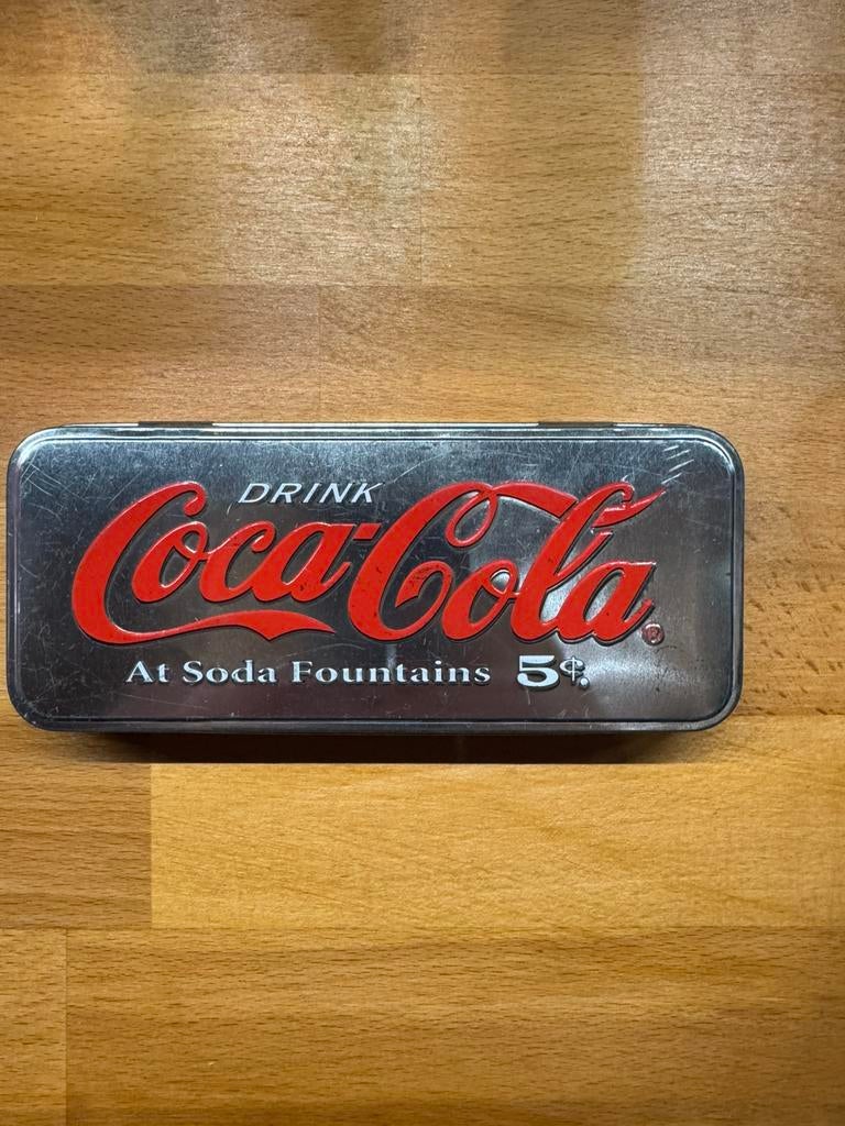 Coca cola Blik, Ophalen of Verzenden, Zo goed als nieuw, Gebruiksvoorwerp