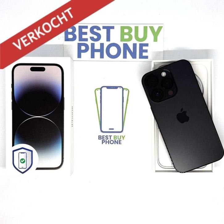 iPhone 14 Pro Max 256GB zwart /100% batt /licht gebruikt /ga, Telecommunicatie, Mobiele telefoons | Apple iPhone, Zo goed als nieuw
