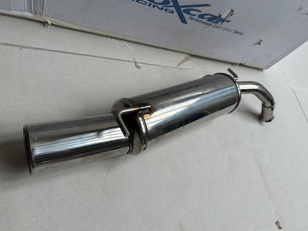 Inoxcar RVS 102mm uitlaat einddemper - Yaris 1.5 VVTi 01-05, Ophalen of Verzenden