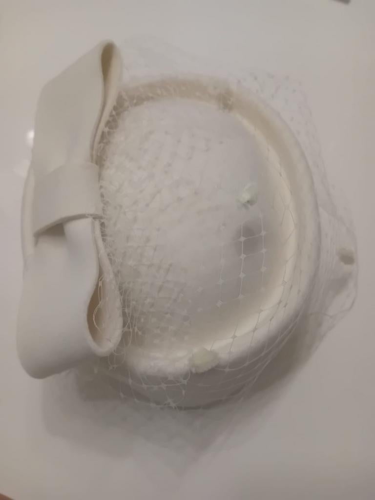 Elegant dop hoedje met voile, Hoed, Nieuw, Geen merk, One size fits all