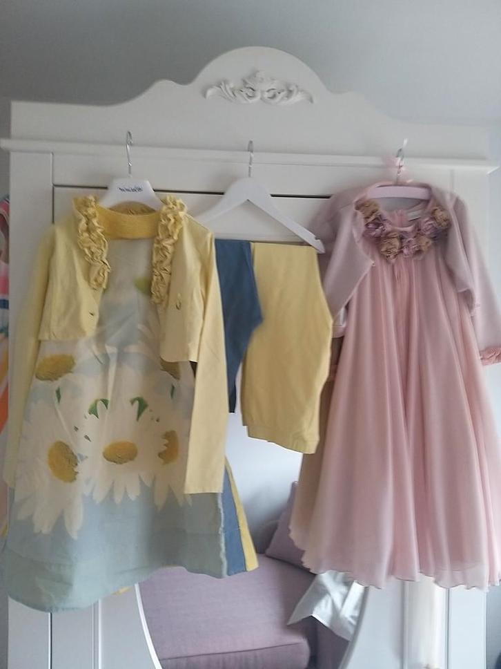 Schitterende jurken/feest/communie/bruidsmeisje, Kinderen en Baby's, Kinderkleding | Maat 140, Zo goed als nieuw, Meisje, Jurk of Rok