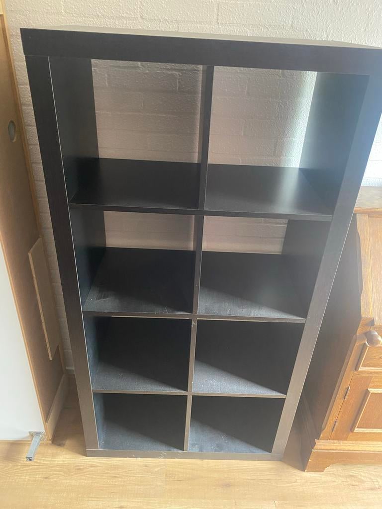 IKEA Vakkenkast - Zwart, Ophalen, Met plank(en), Gebruikt, 50 tot 100 cm