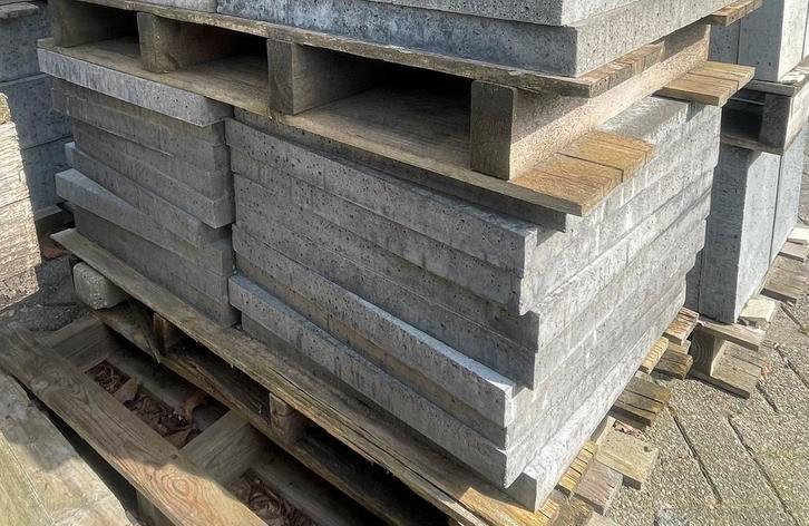 15 stuks Oud Hollandse tegels 60x60x5cm Antraciet RESTPARTIJ, Tuin en Terras, Tegels en Klinkers, Nieuw, Terrastegels, Beton, Ophalen